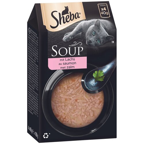  Ekonomično vi&scaron;estruko pakiranje 40 x 40 g Sheba Classic Soup u vrećicama - S lososom Cijene