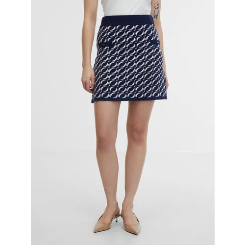 Orsay Navy Blue Women's Sweater Skirt - Women's