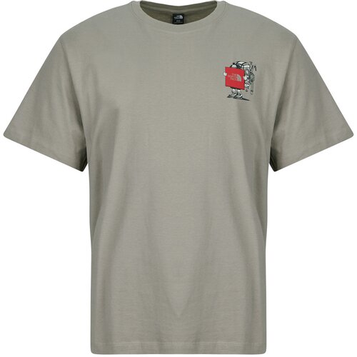 The North Face U GEAR UP GET OUT RLX SS TEE-GRAPHIC Siva Slike
