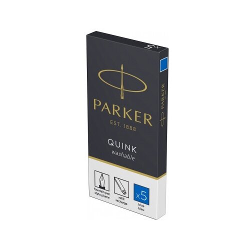 Parker patrone za nalivpero royal quink blue washable ( PK50208 ) Slike