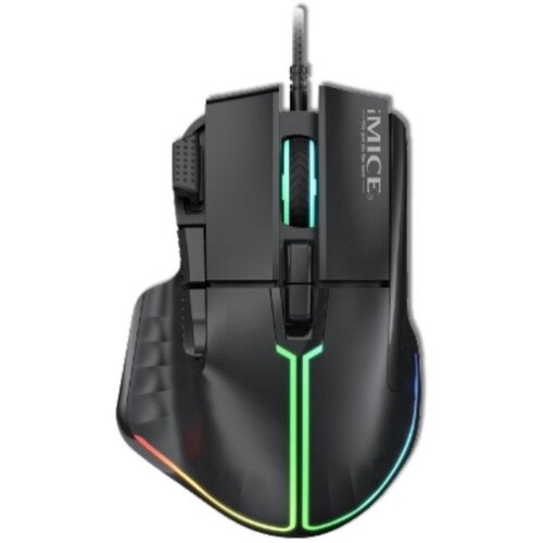  GAMING MI&Scaron; SA RGB POZADINSKIM OSVJETLJENJEM T50 12800DPI 1000HZ IMICE CRNI Cijene
