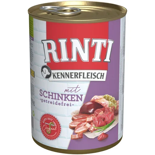 Rinti Ekonomično pakiranje Kennerfleisch 12 x 400 g - Šunka