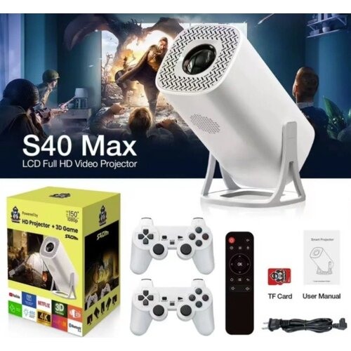  portabl projektor S40 max full hd sa 3D igrama i android sistemom Cene