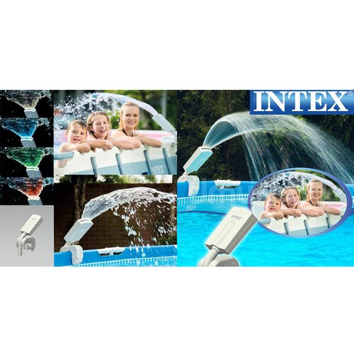 Intex prskalica za bazen sa višebojnim led osvetljenjem 28089 Slike