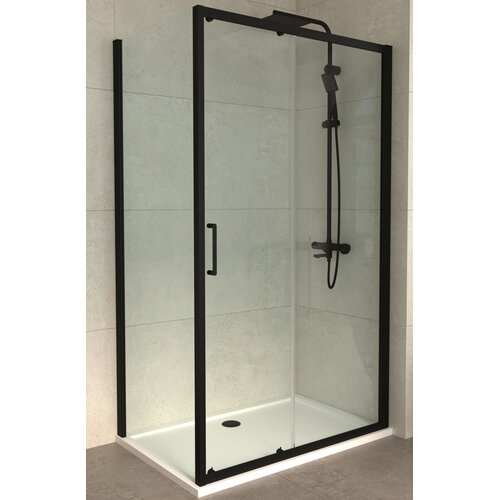 Copen tu&scaron; kabina atlas black, 110 x 70 cm, crni ram Cene