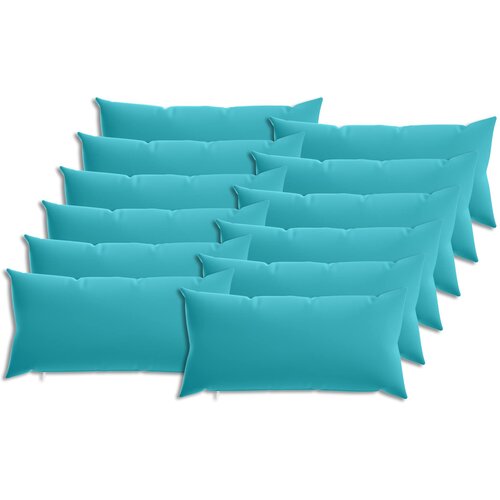  Presvlaka za jastuk 12 pcs HEERLEN Tirkizna 40 x 80 cm Cene