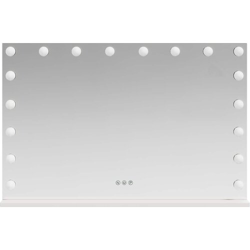  LED Ogledalo za Toaletni Stolić Bijeli 80 x 10 x 52,5 cm Slike