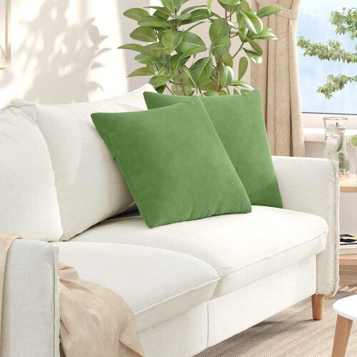  Jastučići za sofu 2 pcs Svijetlo zelena 50 x 50 cm Cijene