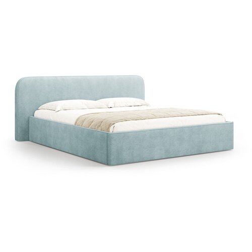 Micadoni Mentol zeleni tapecirani bračni krevet s prostorom za odlaganje s podnicom 180x200 cm Elizabeth – Cijene