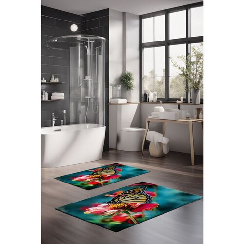  CT-5103 multicolor bathmat set (2 pieces) Cene
