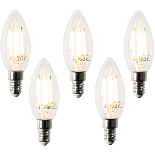 LUEDD Komplet 5 pametnih LED žarnic E14 B35 4,5 W 470 lm 2700 K Cene