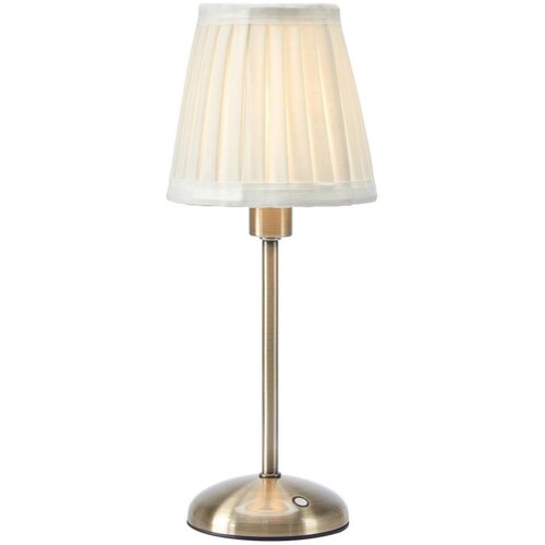 Marksl&amp;ouml;jd 109126 - LED prigu&amp;scaron;iva punjiva stona lampa ANNO 1xE14/2W/2000 mAh bela/mesing Slike