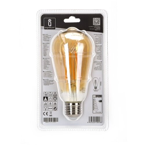 Aigostar led sijalica ST64 E27/8W/230V 2200K Slike