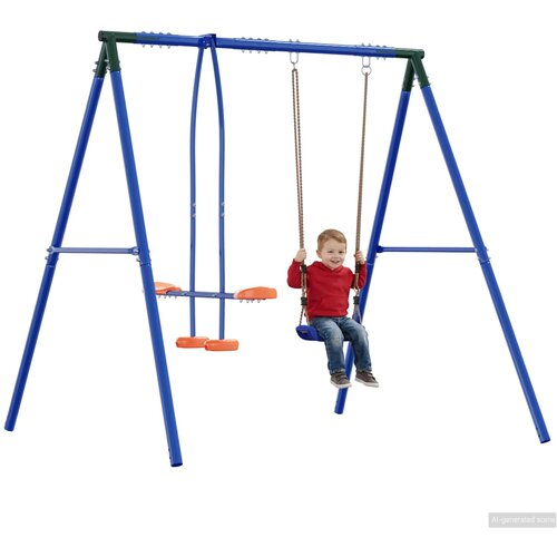  okvir za ljuljačku s klizaljkom za do 3 djece Slike