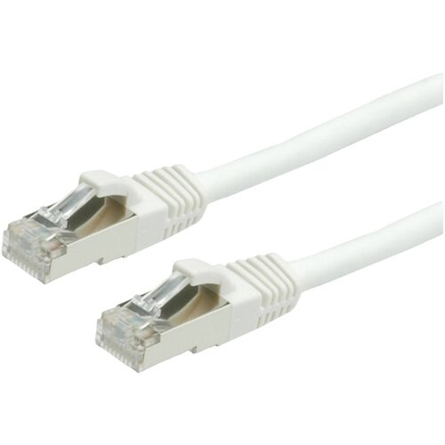 Value 21.99.1286 RJ45 omrežni kabel\, Patch kabel CAT 6 S/FTP 10.00 m bela 1 kos, (20420786) Cene