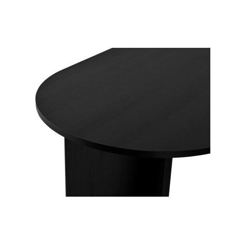 Hanah home sablin - wood black wood black dining table Slike