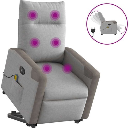  Električni masažni naslonjač na podizanje tkanina oblačnosivi Slike