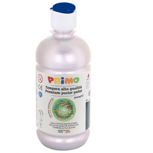 Boja TEMPERA 0,5 LITRE PRIMO 201TL500910 SREBRNA Cene