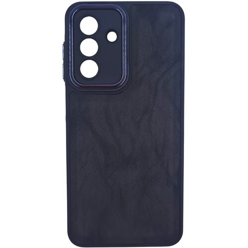  Futrola Leather sa Niklovanim obodom za Samsung A065 Galaxy A06 plava Cene