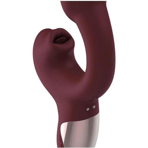 Magic Motion Magic Ponder - 2v1 vibrator z ramenskim stimulatorjem (bordo) Slike