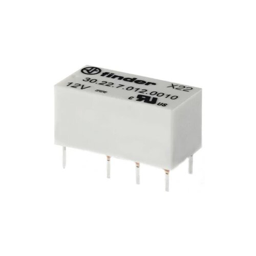 Finder 30.22.7.012.0020 relej za tiskane pločice 12 V/DC 2 A 2 prebacivanje 1 St. Slike