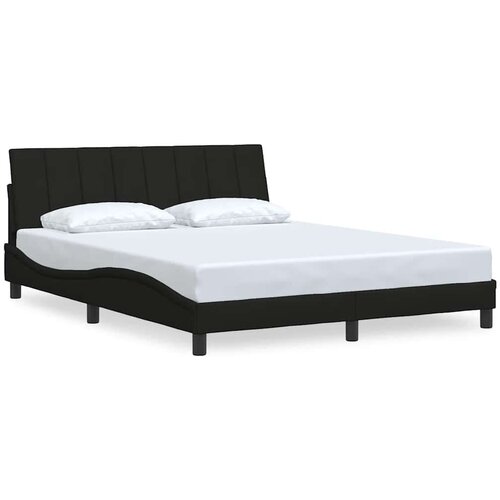 vidaXL okvir za krevet bez madraca crni 160x200 cm od tkanine Cene