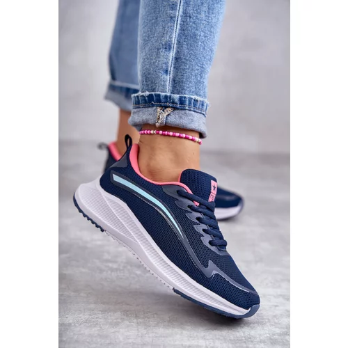 Kesi Women's Fashionable Sport Shoes Sneakers Navy Blue Ida