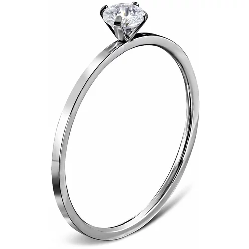 Kesi Engagement ring surgical steel tiny CZ shine