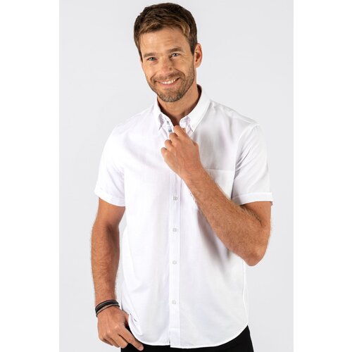 Tudors muška košulja kratkih rukava classic fit - comfort fit bela Cene