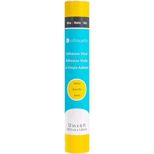 Matte Removable Vinyl - 30,5 cm x 1,8 m - Yellow Cijene