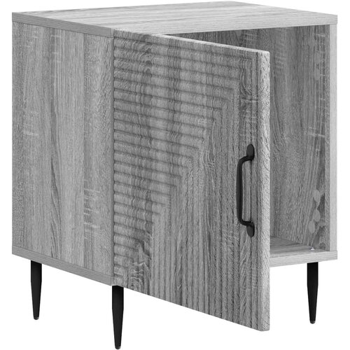  Noćni ormar Siva sonoma 43 x 34,5 x 50 cm Konstruirano drvo Slike