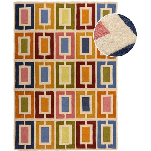 Flair Rugs Ručno rađen vunen tepih 80x150 cm Retro Blocks – Cijene