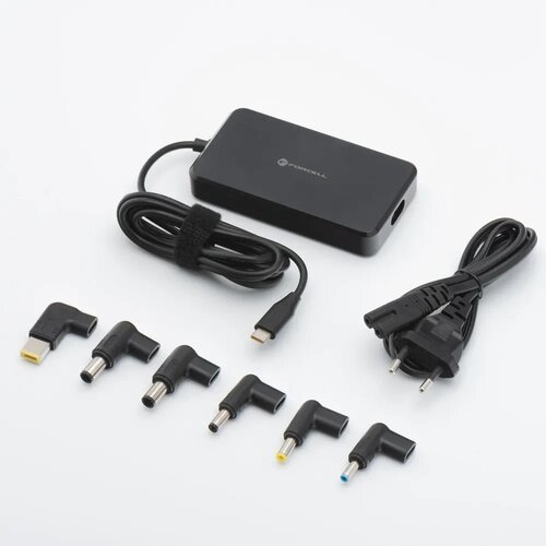 forcell F-ENERGY E856 univerzalni punjač za laptop 65W (6 adaptors) - crni Cijene