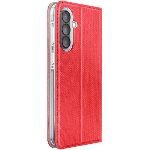 AVIZAR Etui za Galaxy A57 rebrasta tekstura s funkcijo stojala in žepkom za kartice, Rdeča, (5000274157) Cene