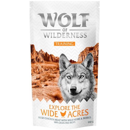 Wolf of Wilderness Training “Explore the Wide Acres” piščanec - 100 g Cene