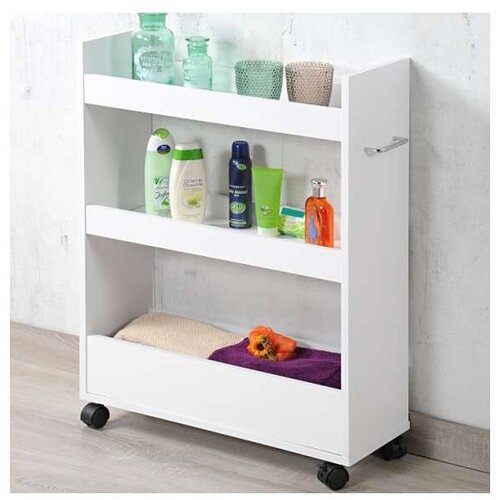 Kesper KSP24852 VIŠENAMENSKA POLICA SA TOČKIĆIMA 60X22X78CM BELA Slike