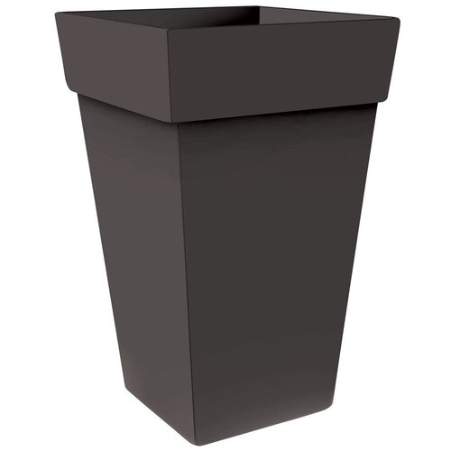 BLUMAX visoka kvadratna posuda za biljke Melrose (Vanjska dimenzija (D x &amp;Scaron; x V): 30 x 30 x 41 cm, Plastika, Antracit) Slike