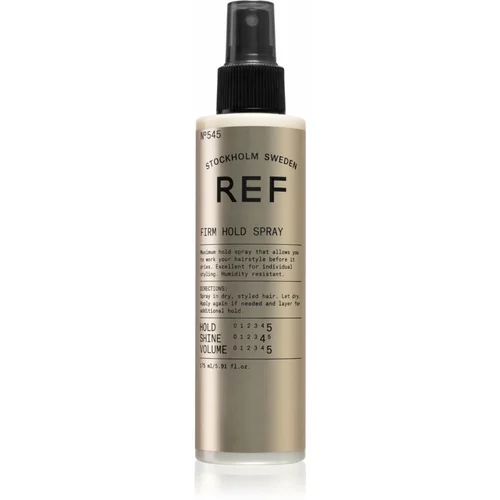 REF Firm Hold Spray N°545 lak za lase z ekstra močnim utrjevanjem brez aerosola 175 ml