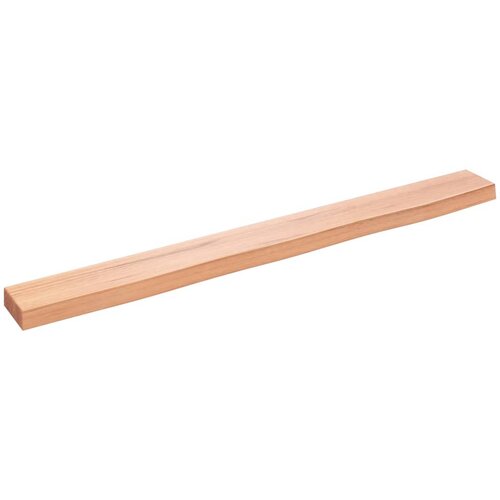 vidaXL Stenska polica svetlo rjava 100x10x4 cm trdna hrastovina Cene