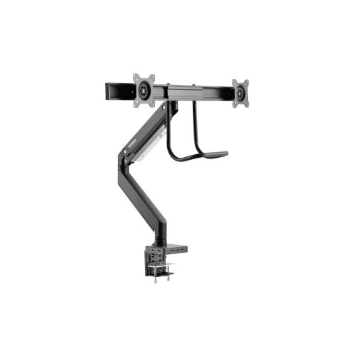 SpeaKa Professional br> <br> SP-MM-820<br> 2-struki <br> stolni nosač za monitor<br> 43,2 cm (17'') - 81,3 cm (32'')<br> integrirana priključna stanica, tehnologija plinskog tlaka, nagibni, o... Cijene