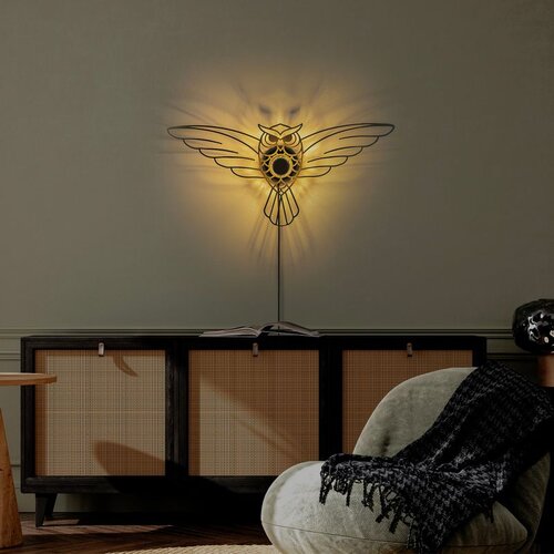 Opviq owl V2 black wall lamp Cene