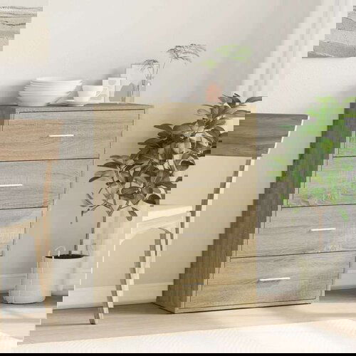 vidaXL Komoda sonoma hrast 60x31x84 cm inženirski les Cene