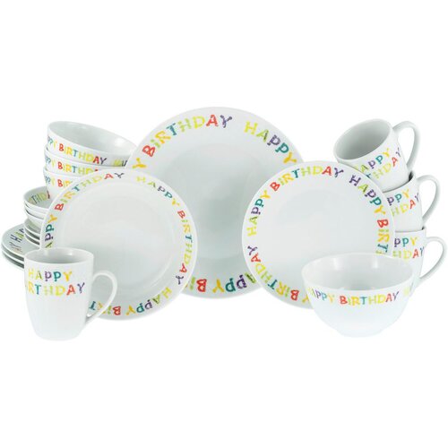 Creatable Kombinirani Servis Happy Birthday, 20-Delni Cene