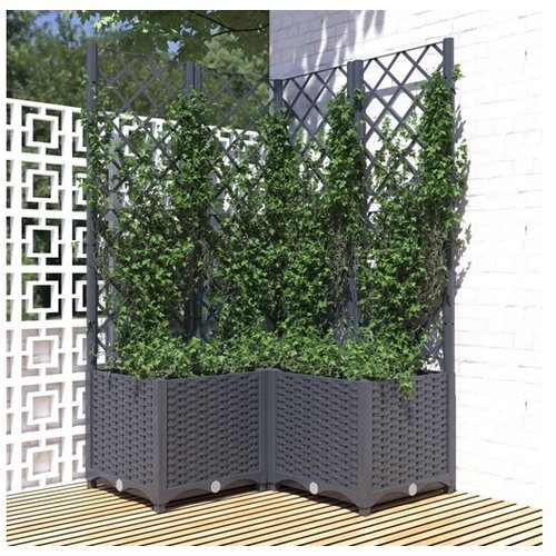  Sadilica s re&scaron;etkom tamnosiva 80 x 80 x 136 cm pp Cijene