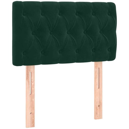 Box spring krevet s madracem tamnozeleni 80 x 200 cm bar&amp;scaron;unasti Slike