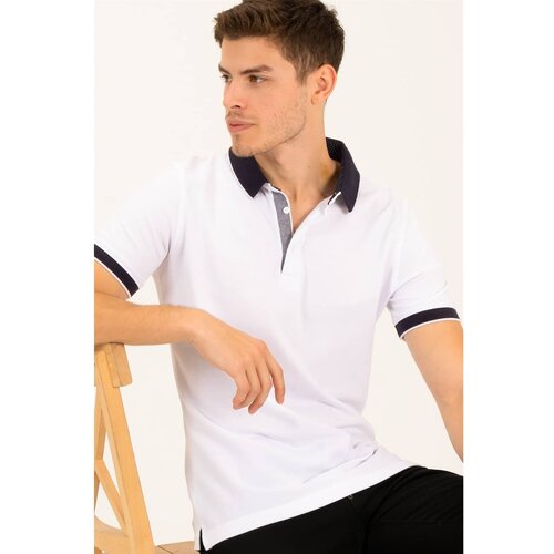 Dewberry T8579 MENS T-SHIRT-LIGHT WHITE Slike