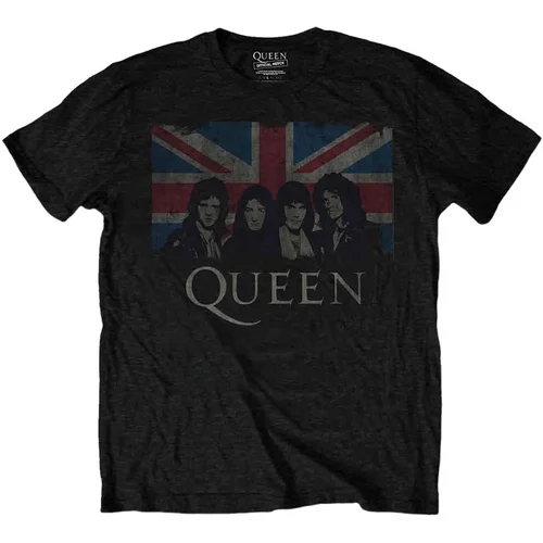 Queen Košulja Vintage Union Jack Unisex Black S