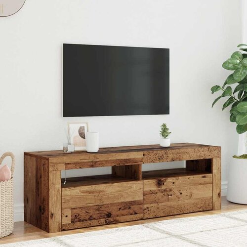  ormarić LED boja drva 120x35x40 cm konstruirano drvo Cijene