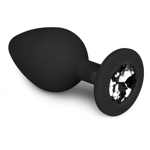 EasyToys - Anal Collection Analni čep Easytoys Diamond Medium črn Cene