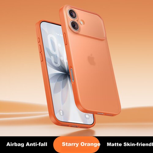  Mofei Maska za mobilni telefon iPhone 17 / iPhone 17 Pro Max, Narandžasta Cene